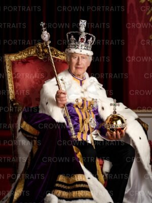 His Majesty King Charles III at his Coronation, 6th May 2023.