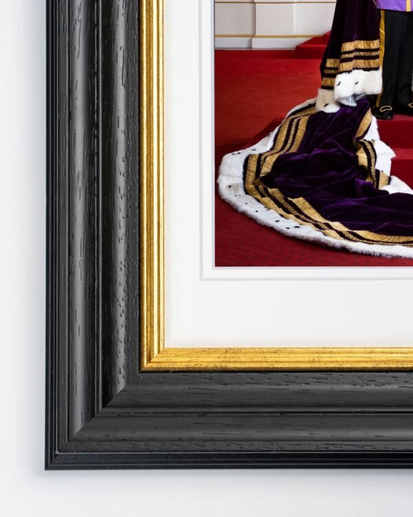 Windsor Framed Print of His Majesty The King and Her Majesty The Queen during the Coronation ceremony