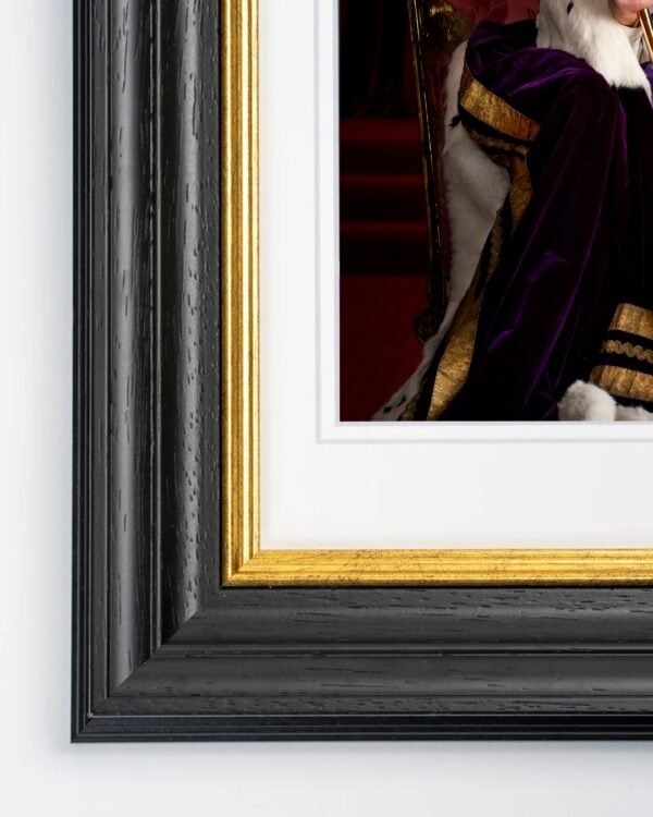 Windsor Framed Print of His Majesty The King during his Coronation ceremony