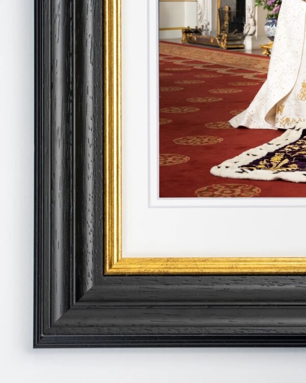 Windsor Framed Print of Her Majesty The Queen during the Coronation ceremony